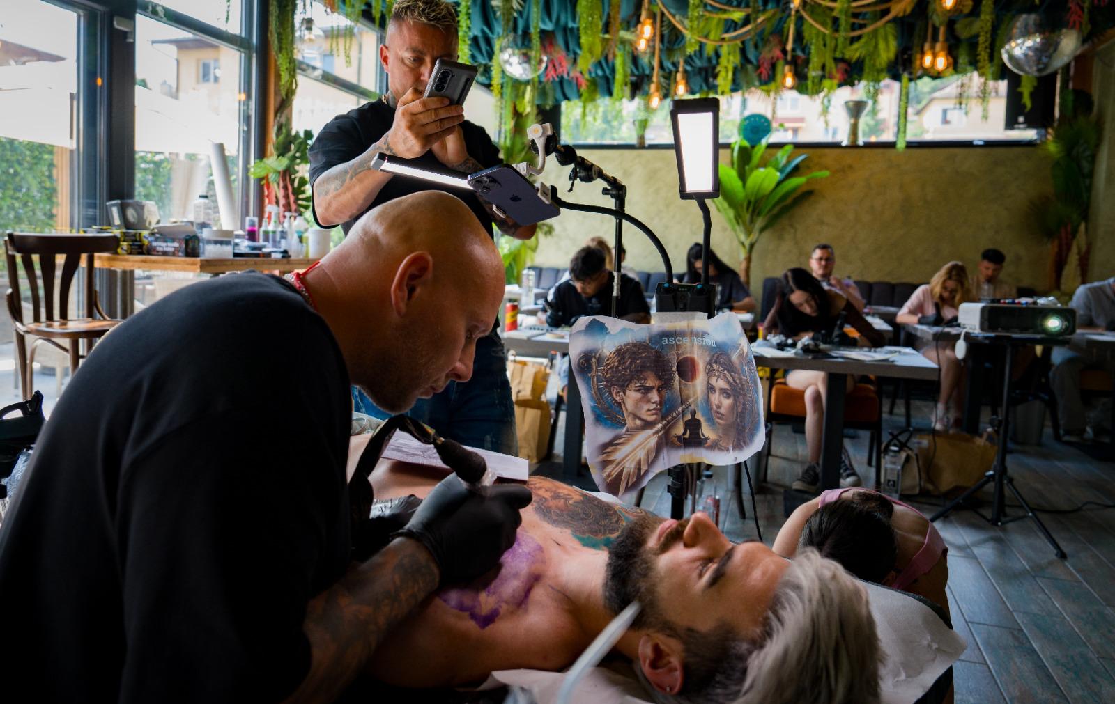 Valentin Pop, trainer EVART Tattoo Academy